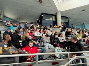 Fortunado aquarium field trip group pic